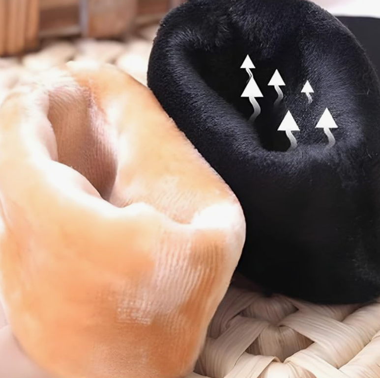 Women Warm Soft Furry Winter Ankle Length Socks Pack of 4 pairs